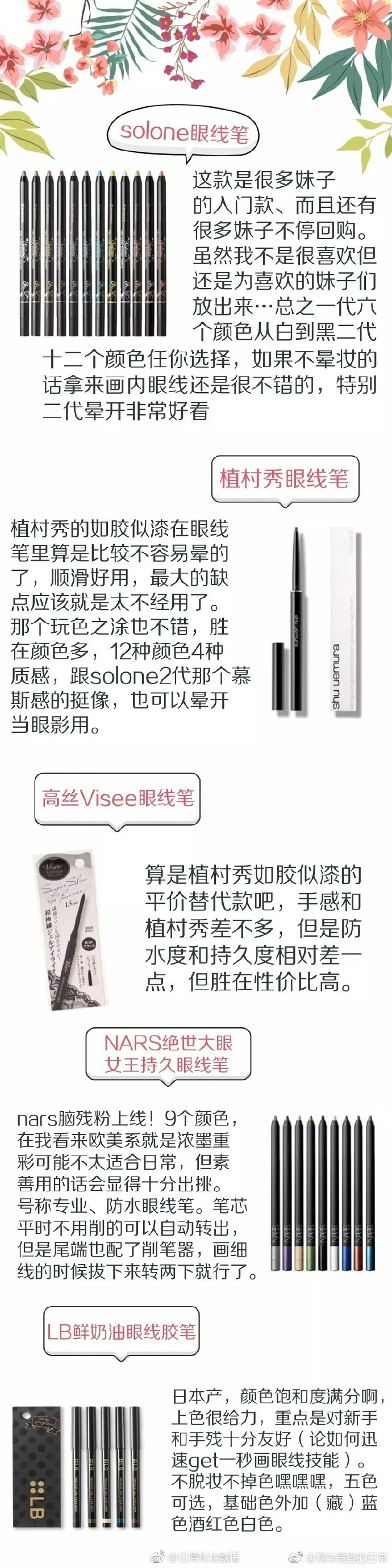 小公举们还分不清该买眼线笔眼线液眼线膏吗 ？ ????