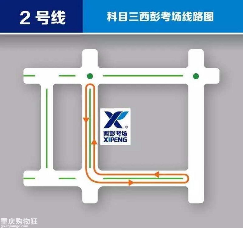 科目三西彭考场一杆过。附西彭考场线路图和1号线解析