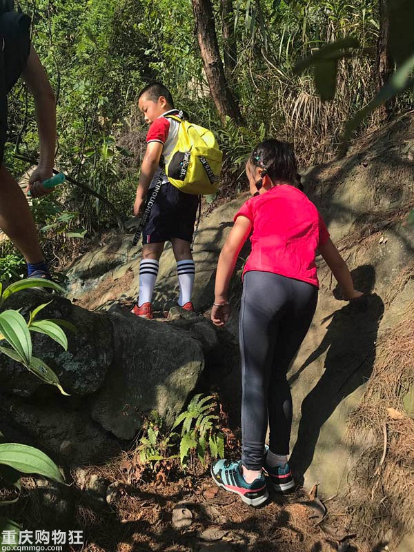 不一样的亲子游~萌娃征服歌乐山徒手攀岩初体验！