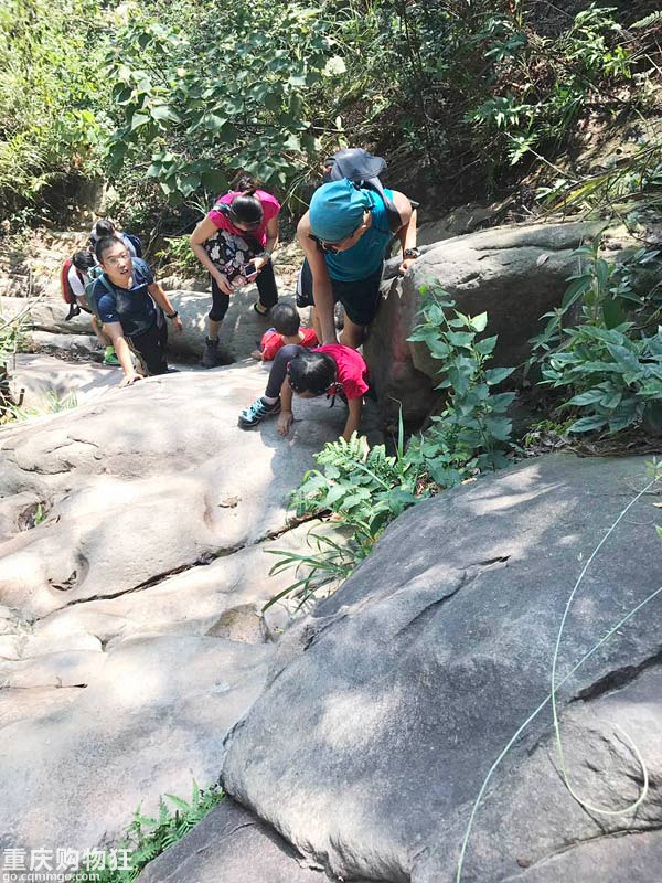 不一样的亲子游~萌娃征服歌乐山徒手攀岩初体验！