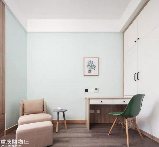 100平简约纯粹北欧风，简单明亮带Goth元素