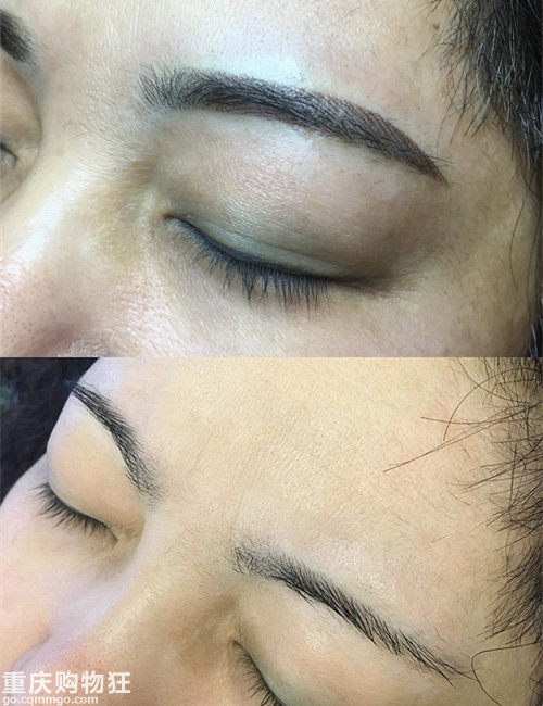 去小作坊美容院 纹眉的下场 洗了6次 把我妈痛安逸了 变美有招 重庆购物狂