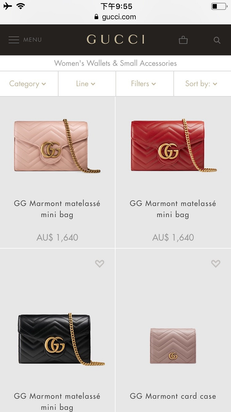 澳洲珀斯购gucci wanghong包！