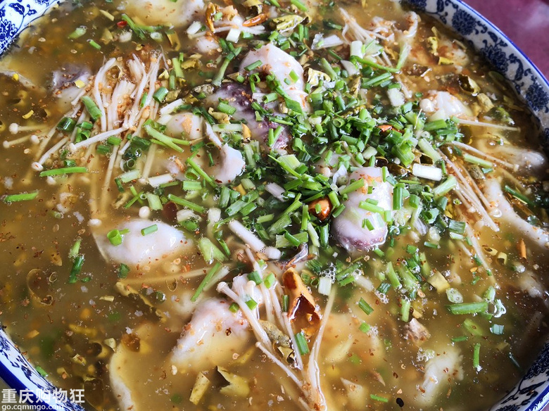 用鸡汤做的【蘸水鱼】味道很惊艳
