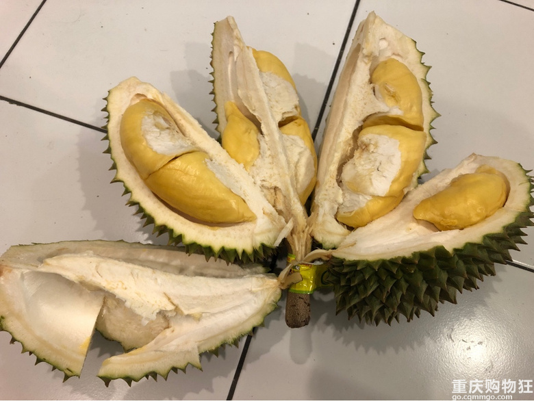泰国猫山王榴莲！！！一口入魂！！！