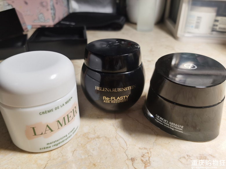 Lamer经典面霜,HR黑绷带,阿玛尼黑曜石使用心得