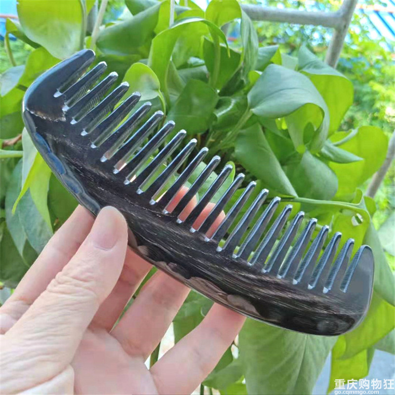 去年卖断货的手工牛角梳开团，团价10元起【八月团大】