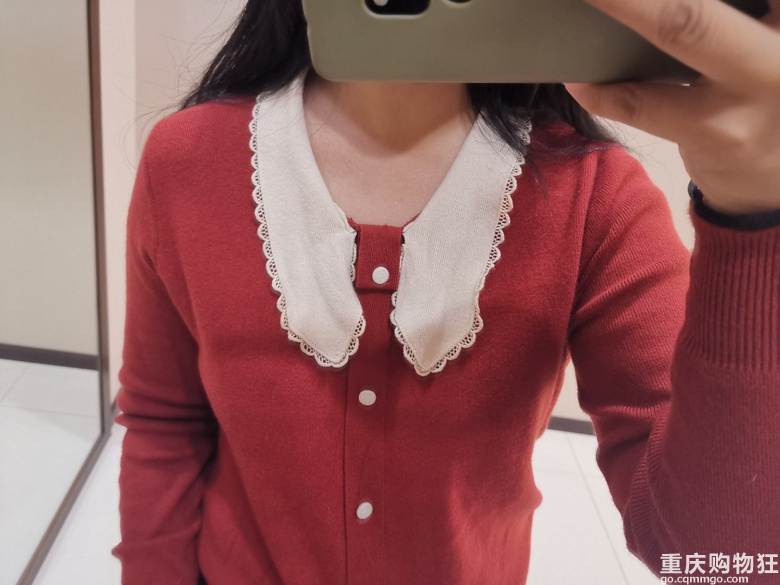 被种草糖安妮家红色针织衫我也收到啦+【随手晒包裹】