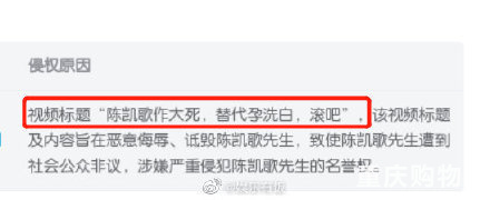 陈凯歌举报吐槽自己的up主，表面上接受一切批评，私下却举报别人