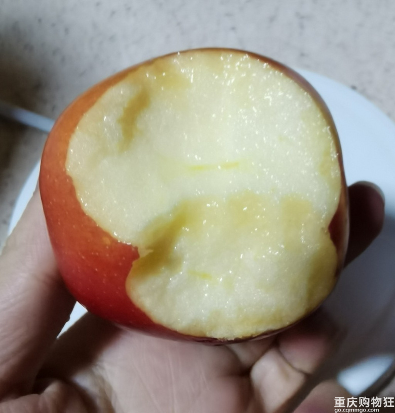 没吃过这么好吃的苹果