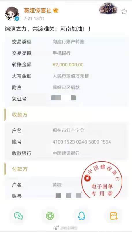 汇总下为河南捐款的名单，关晓彤、张子枫、许凯、罗云熙……等