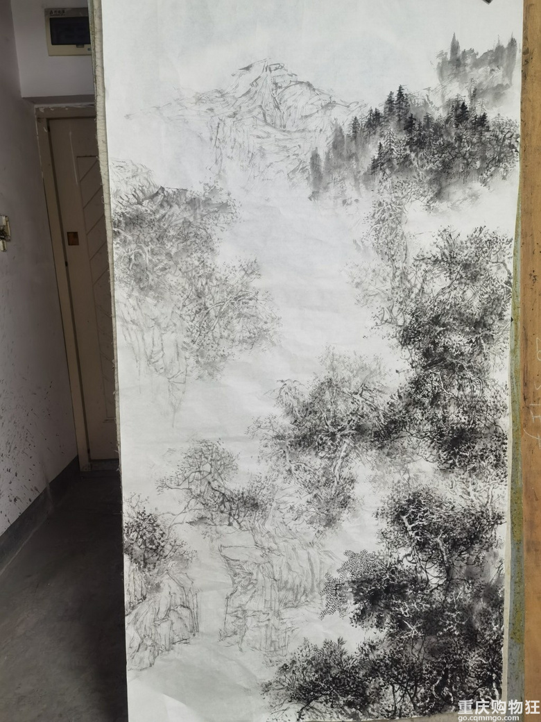 一张中国画的完成