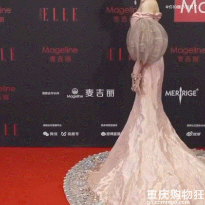 ELLE红毯没有直播，给大家看看截图