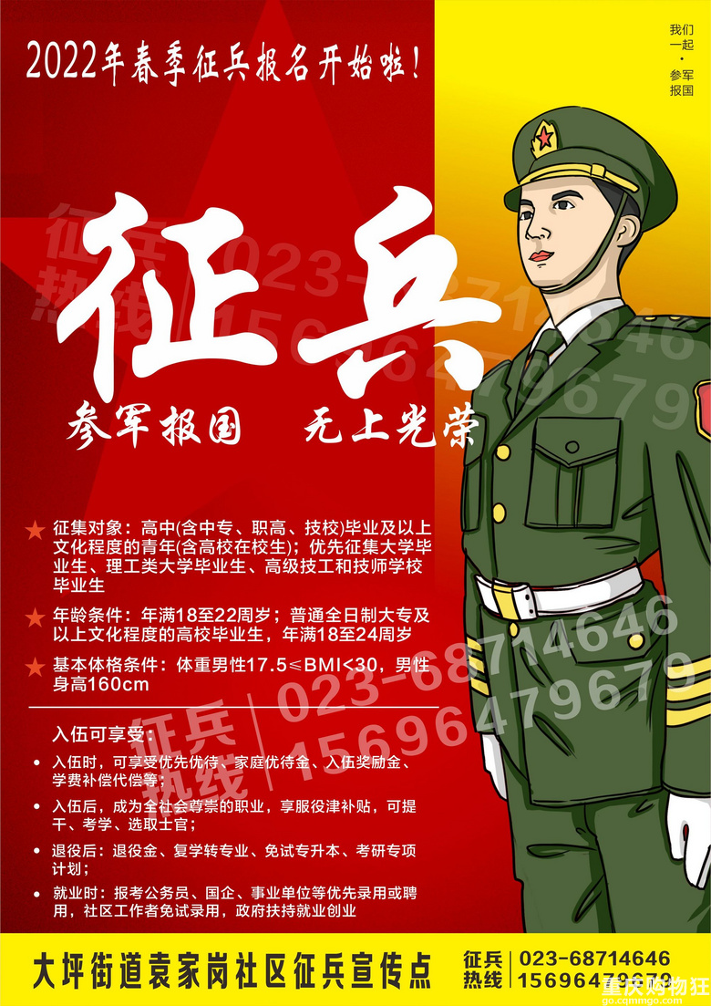 征兵报名了