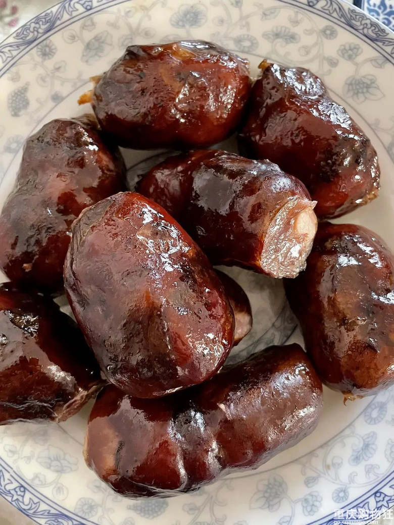 今天的晚餐，这个香香的排骨香肠我可以吃到永远