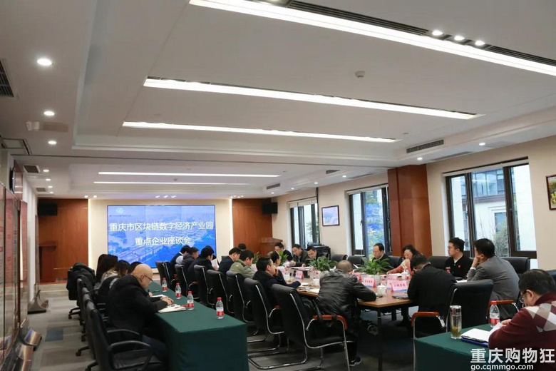 重庆市区块链数字经济产业园召开重点企业座谈会