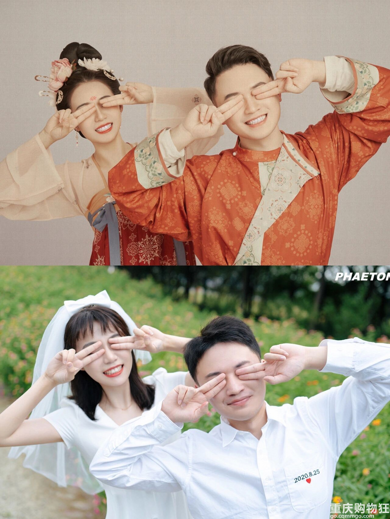 结婚一周年当然要拍照记录啦