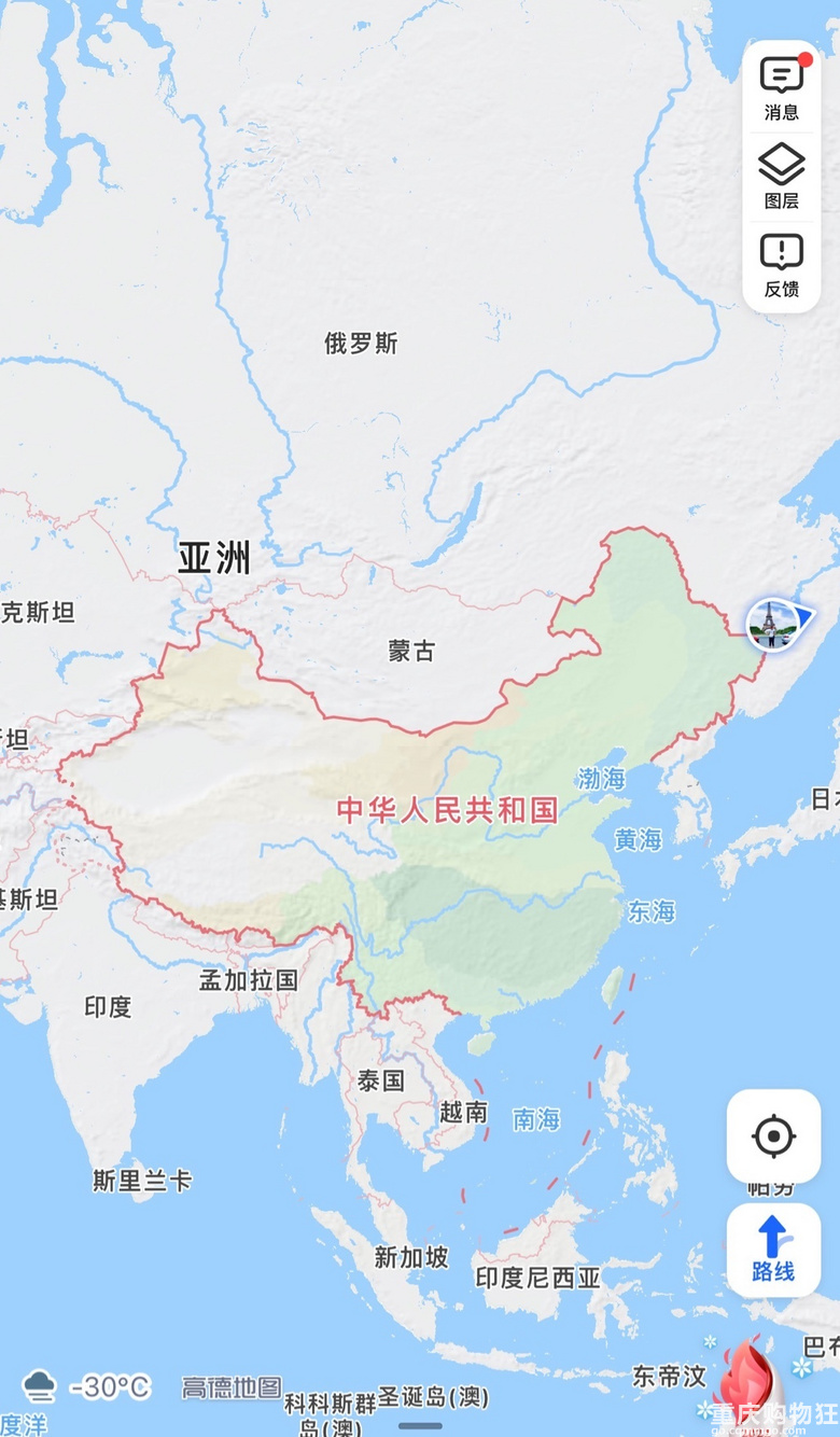 中国最东南西北打卡