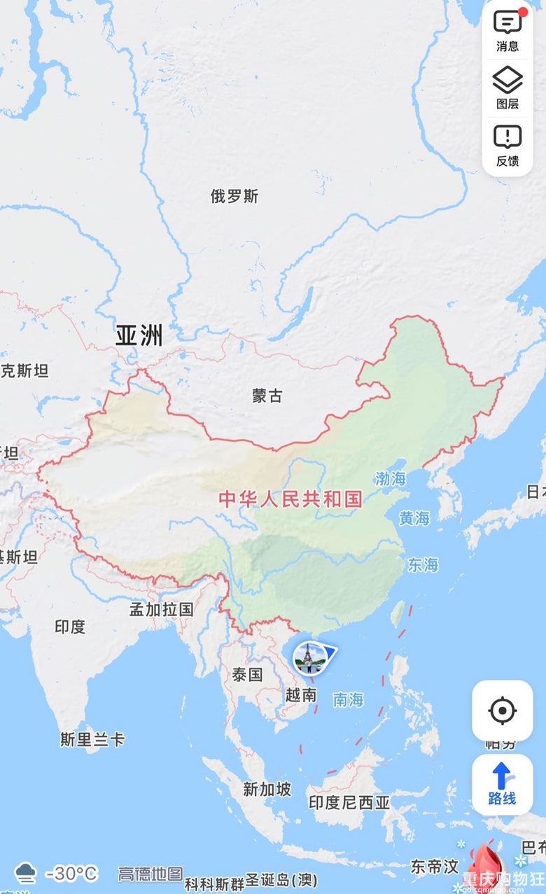 中国最东南西北打卡