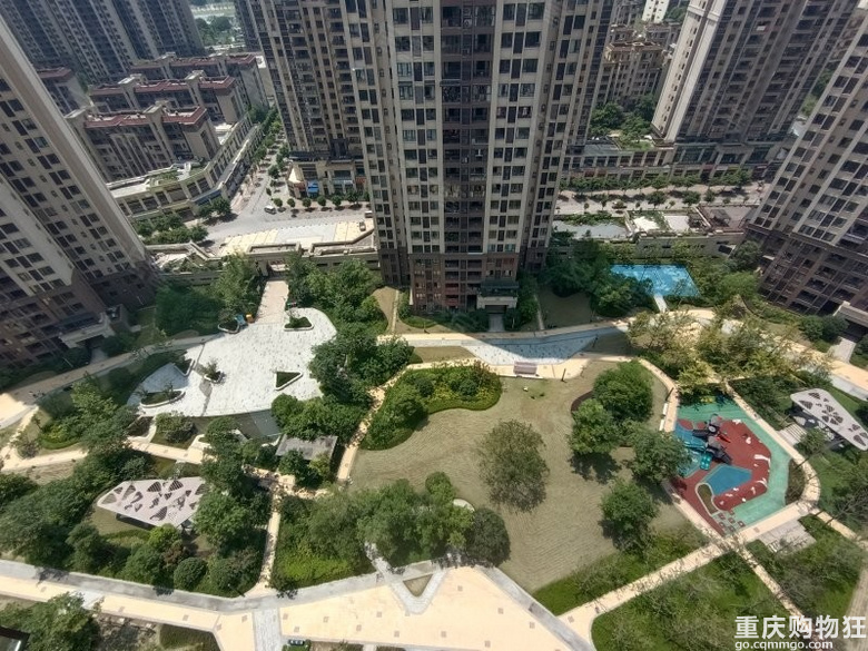 出售，大渡口滨江新城江城时光96平3房，大中庭，朝南