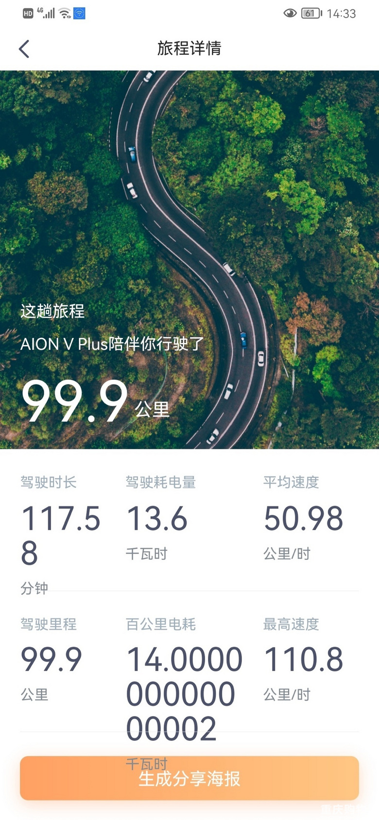 假日带着埃安游重庆