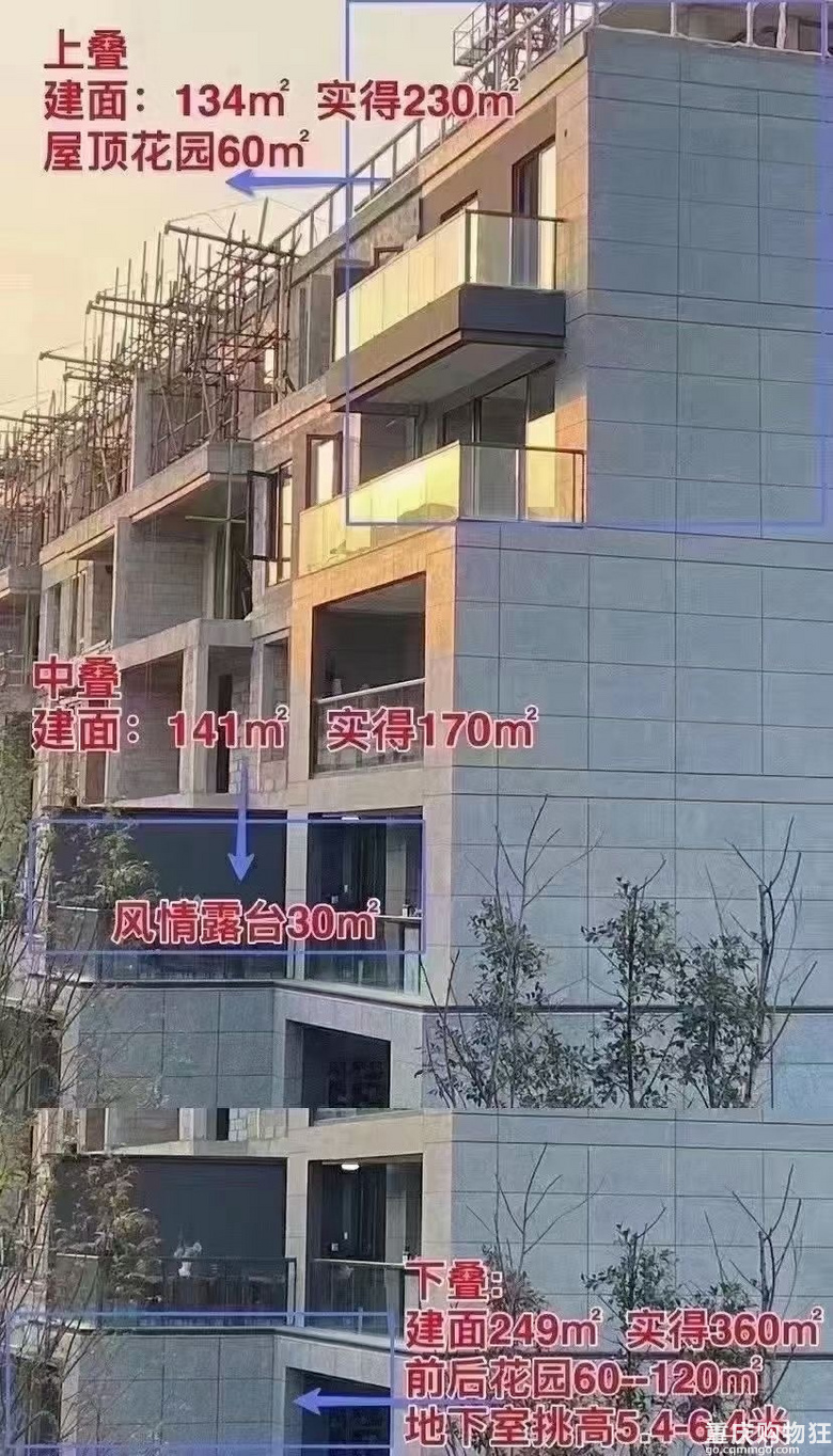 蔡家龙湖天街旁——商圈别墅！绿化率52%