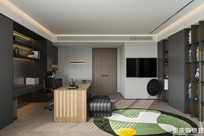 【布尔作品】玥湖园460㎡|舒适与质感并存的高级住宅