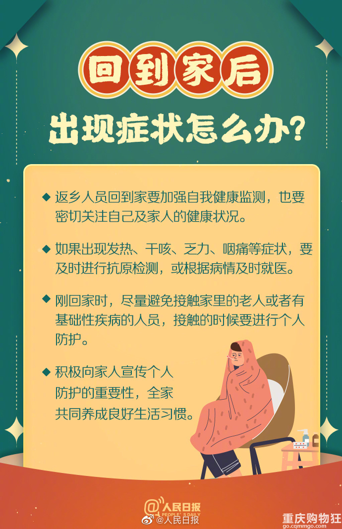 春节回家带上这9个健康锦囊！没阳、阳过的都来看看