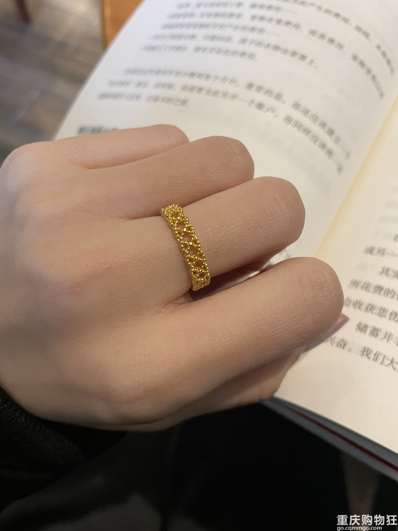 10分钟拿下周大福黄金戒指