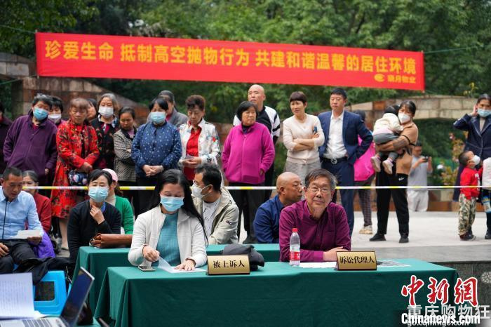 市民遭“天降”横祸，小区物业和54户业主成被告
