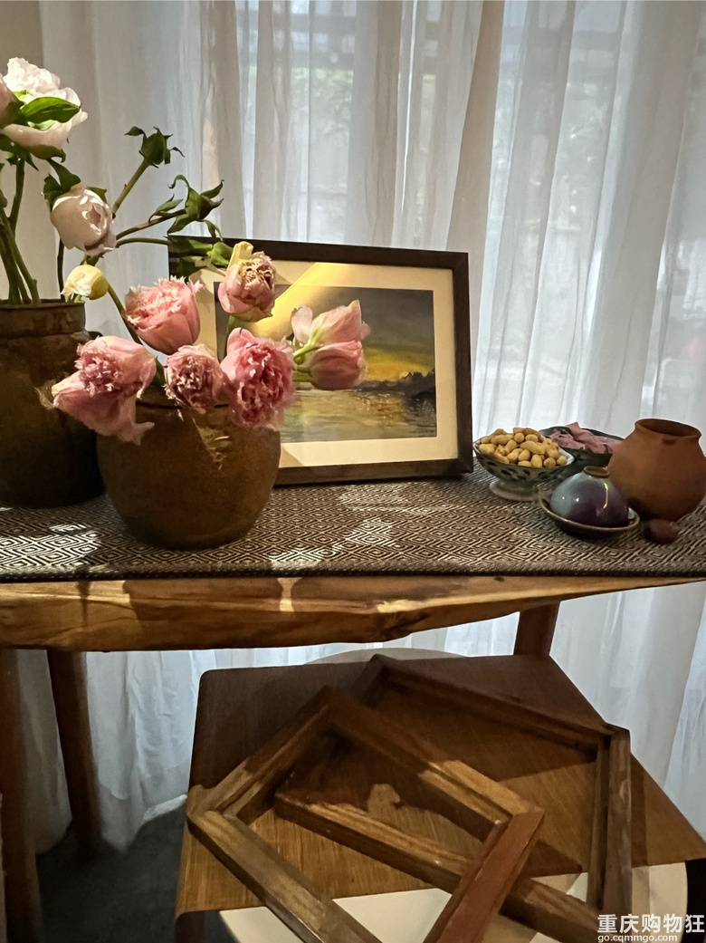 1㎡室内绿植｜小茶台空间打造，低费用在中古家具淘货