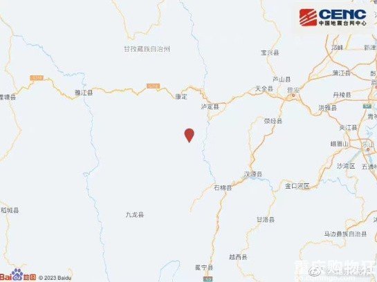 今天凌晨至6时许，四川泸定接连发生四次地震