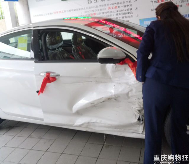 喜提新车安全行驶10公里出了车祸，还好人没事