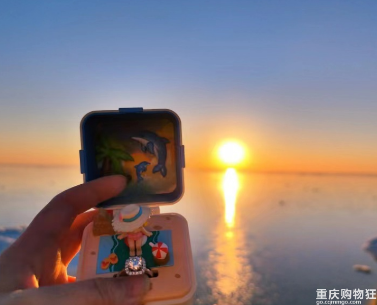 泡泡玛特出戒指盲盒了？这个拿来放钻戒太美了，求婚仪式感拉满