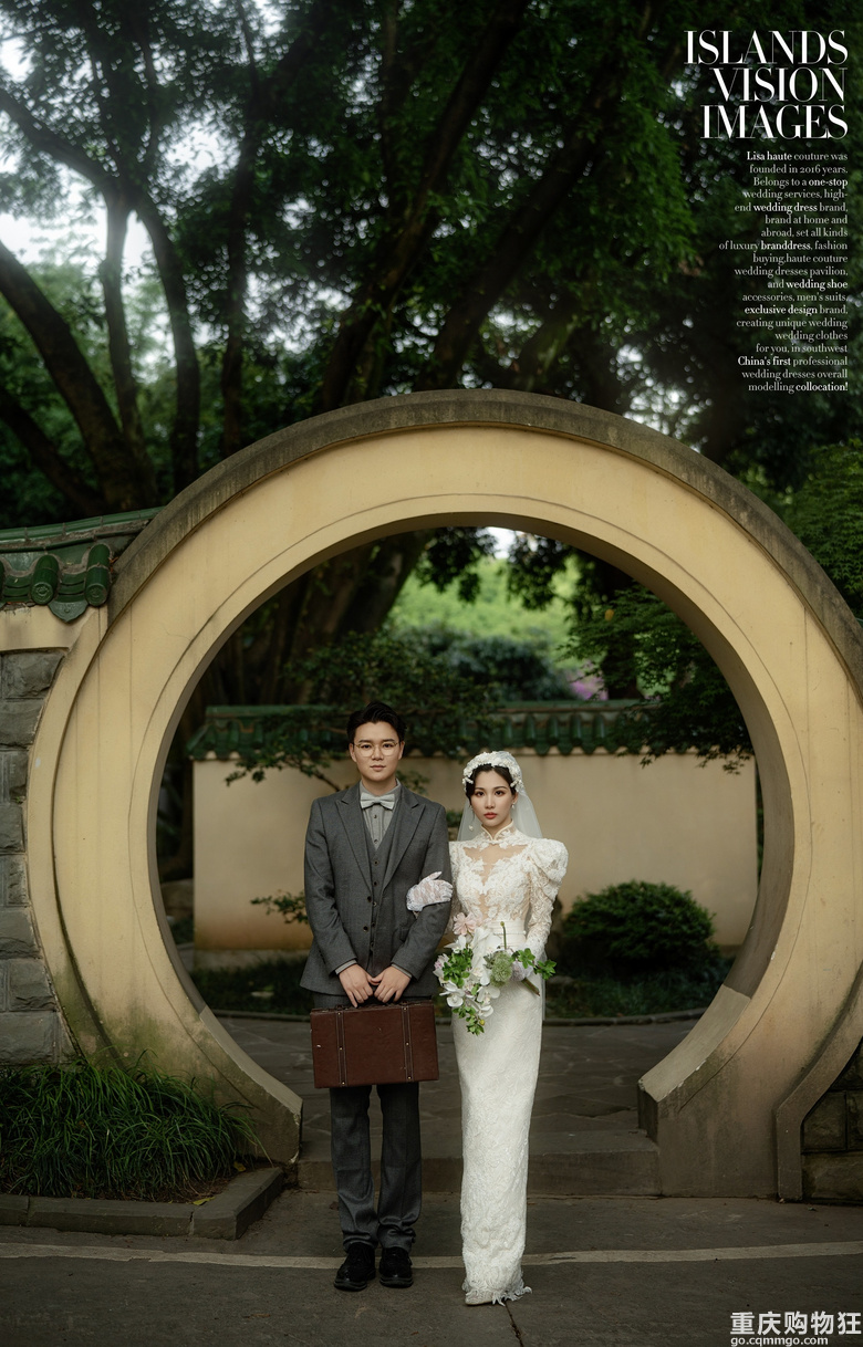 园林和民国风婚纱照也太般配了吧，感觉整个照片都在发光，绝了