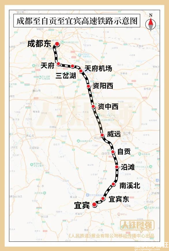 成都到宜宾高铁通车，川南“吃货线”正式上线了，沿着高铁吃起走