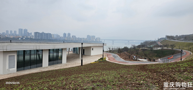 钓鱼嘴长江之歌音乐公园建设中