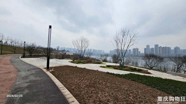 钓鱼嘴长江之歌音乐公园建设中