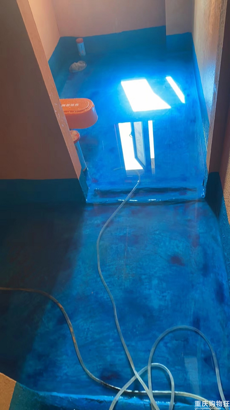 原木中古风装修日记-防水测试