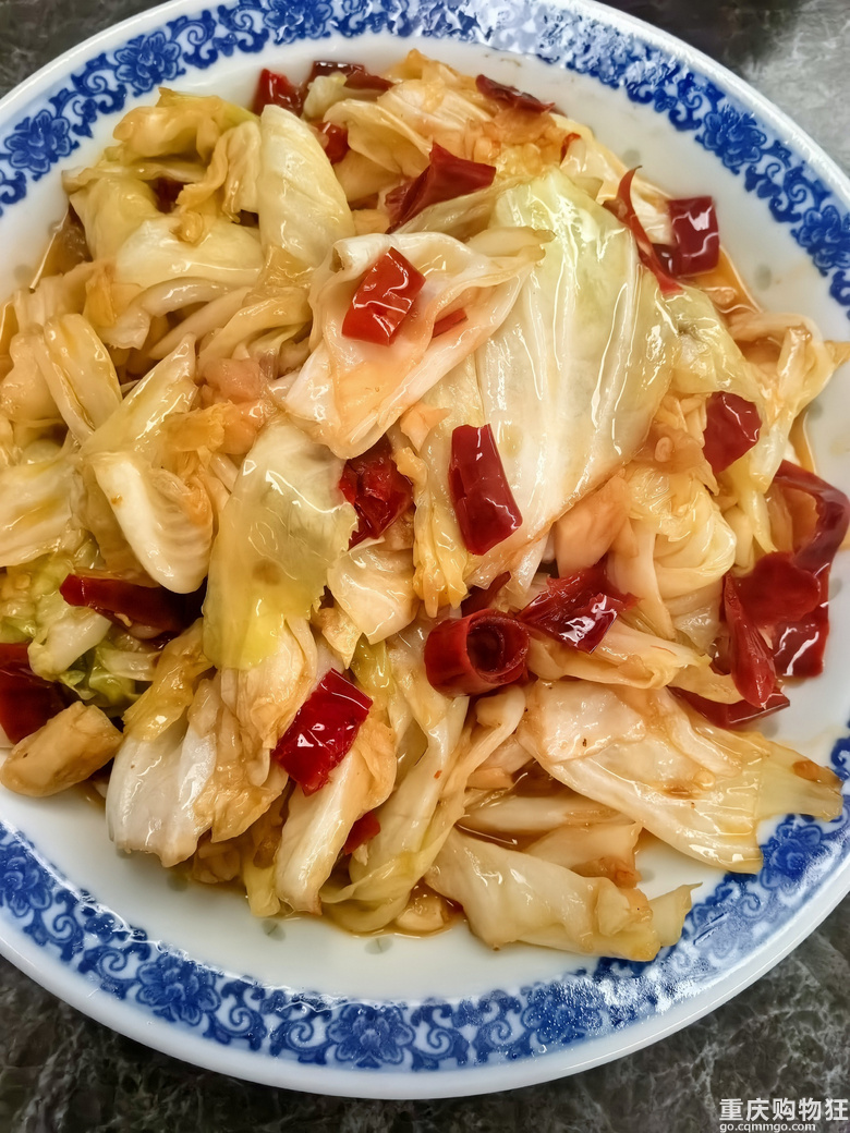 干煸四季豆+手撕包菜