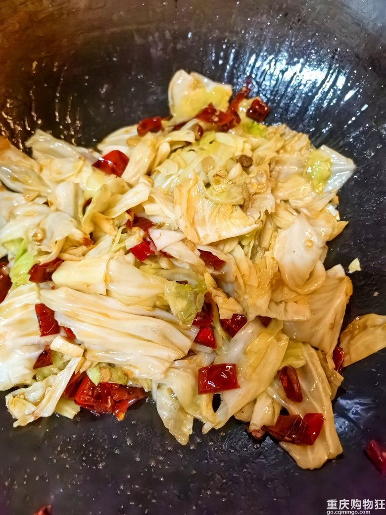 干煸四季豆+手撕包菜