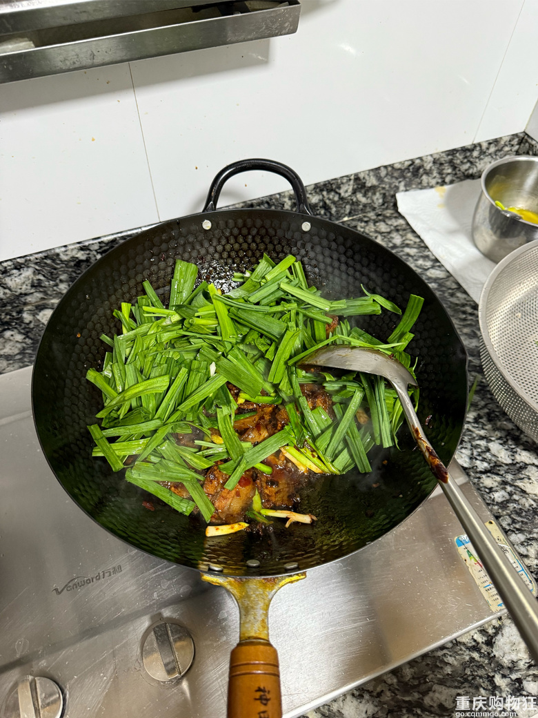 半夜云下饭蒜苗回锅肉YYDS