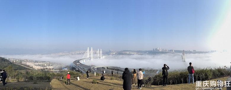 打卡重庆蔡家大桥云海