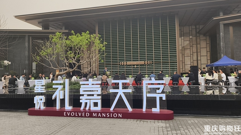 礼嘉天序今天售楼部开放了