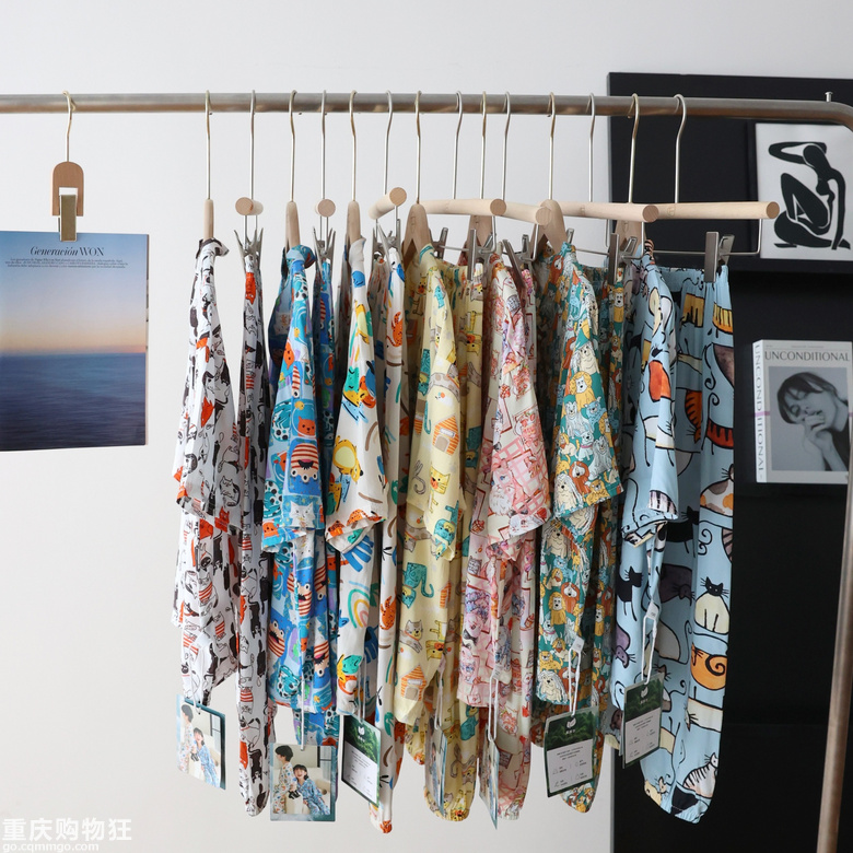 儿童涂鸦棉绸睡衣来咯~丝滑软糯，真心舒服哦！新增成人款！