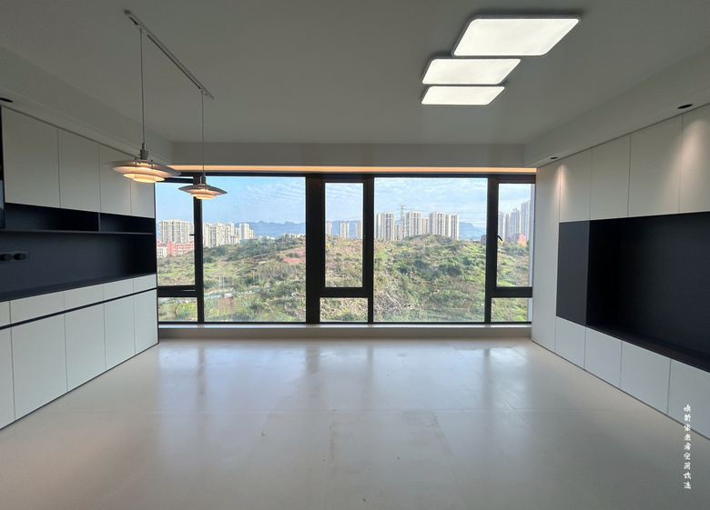 信达·印南山|70㎡小三房改大横厅,极简风拿捏小户型!