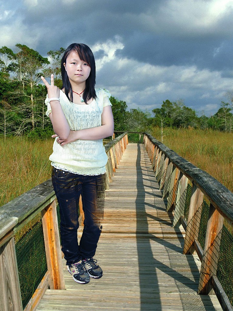 自己组装大头贴机器拍的美女大头贴