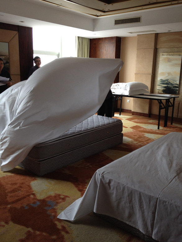 富阳国贸酒店包床比赛