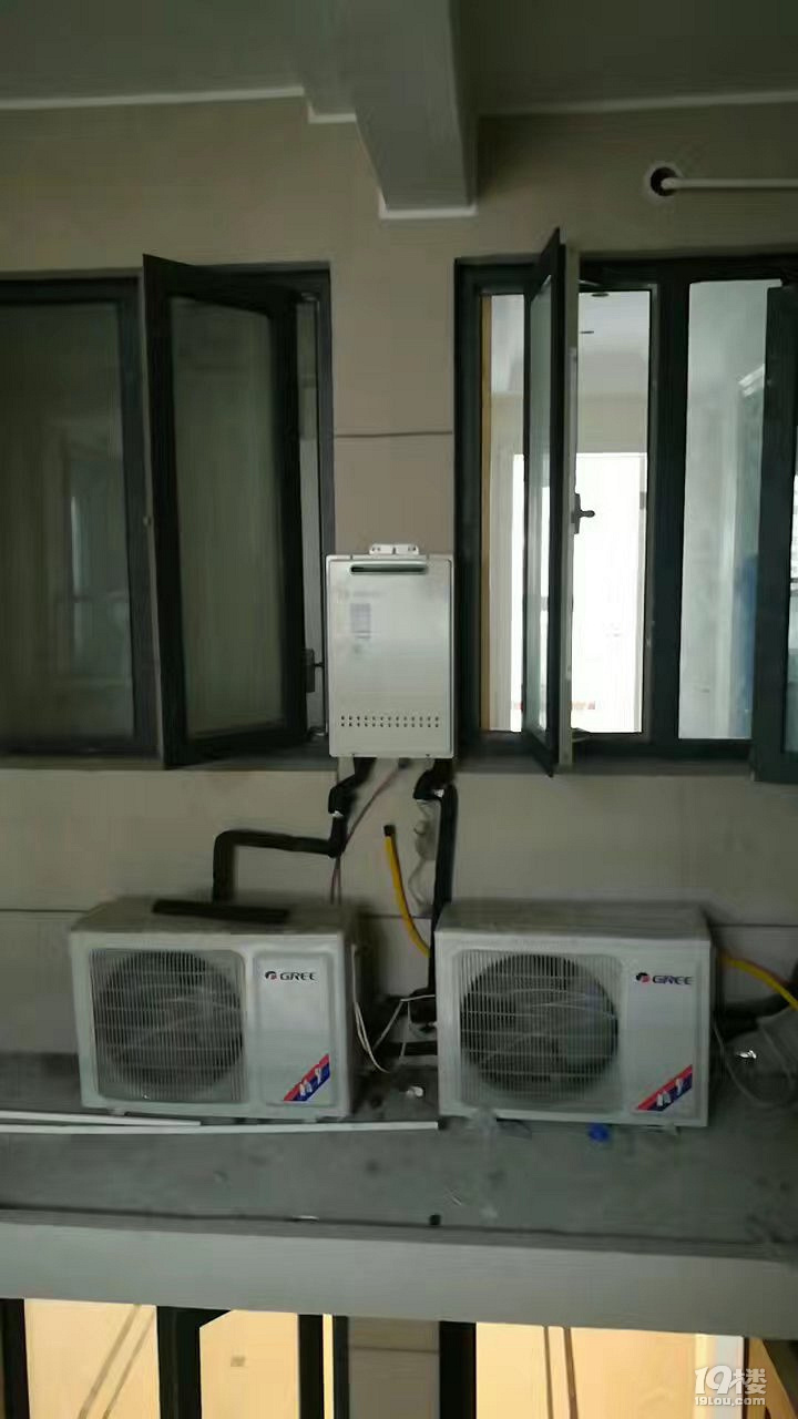 能率燃气热水器室外机安装效果图