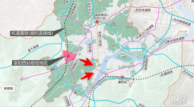 9月6日杭州市规划局富阳分局区位图引发的猜想